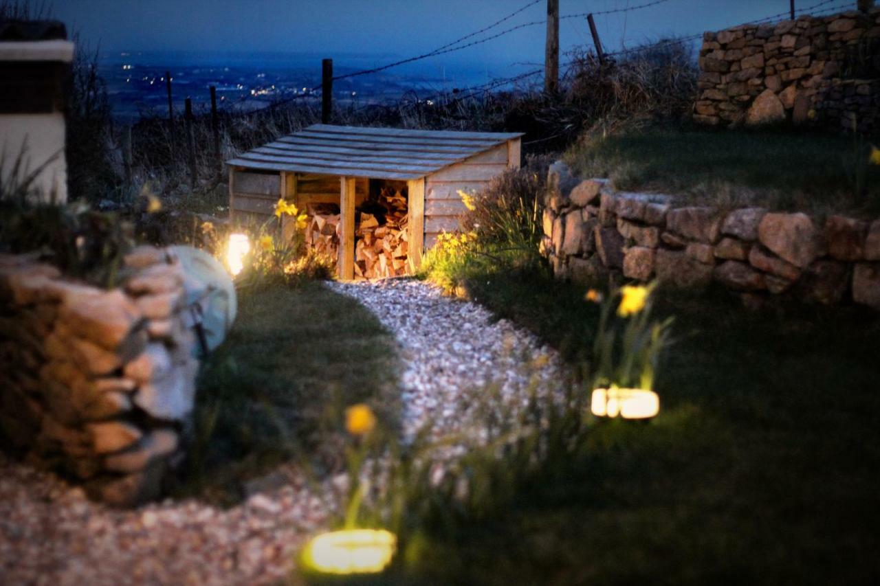 Scandi Cabin On A Hill, With Stunning Panoramic Views Ludgvan Εξωτερικό φωτογραφία